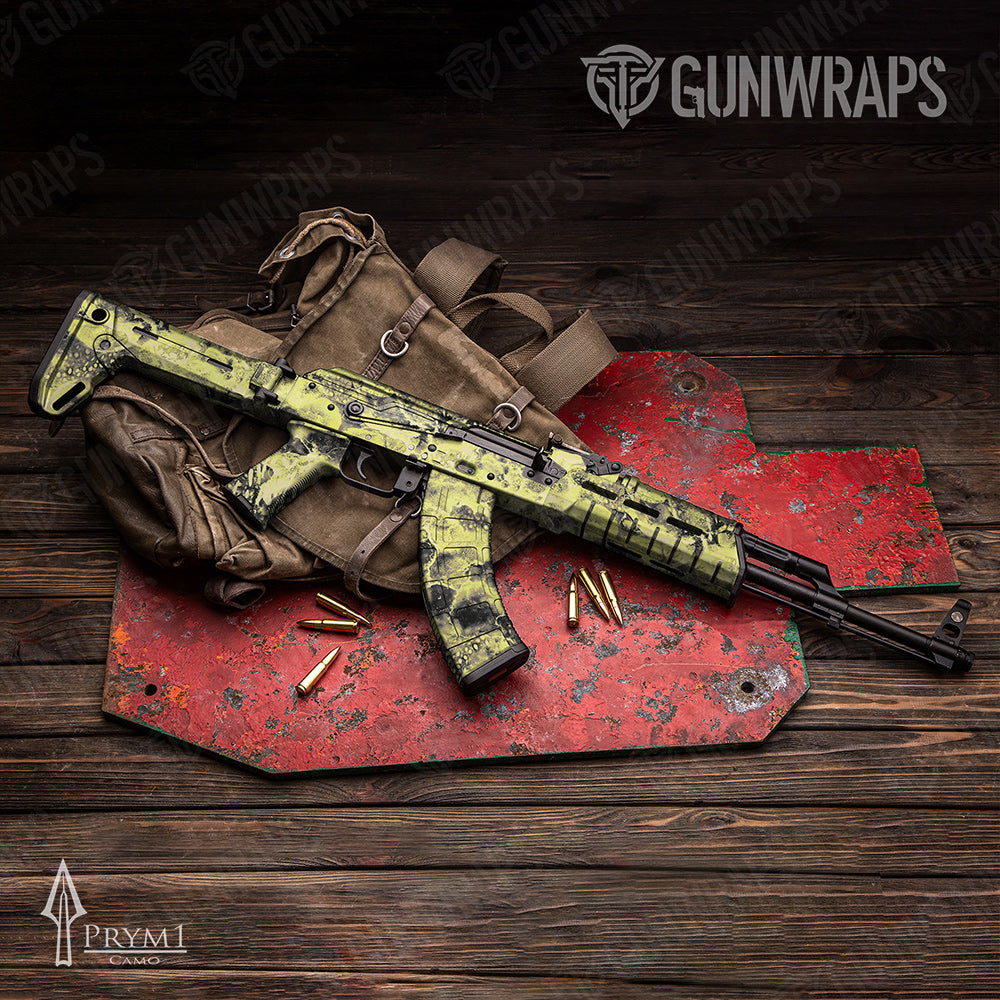 Prym1 Stream Lemon AK-47 Gun Skin Vinyl Wraps