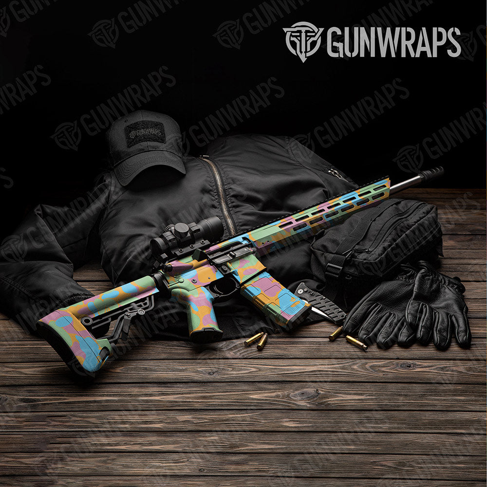 Bape Sherbert AR-15 Gun Skin Vinyl Wraps