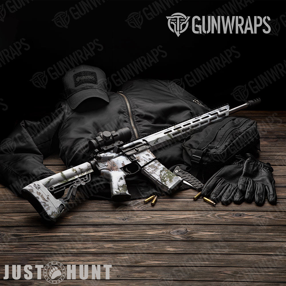 Just Hunt Great White North AR-15 Gun Skin Vinyl Wraps