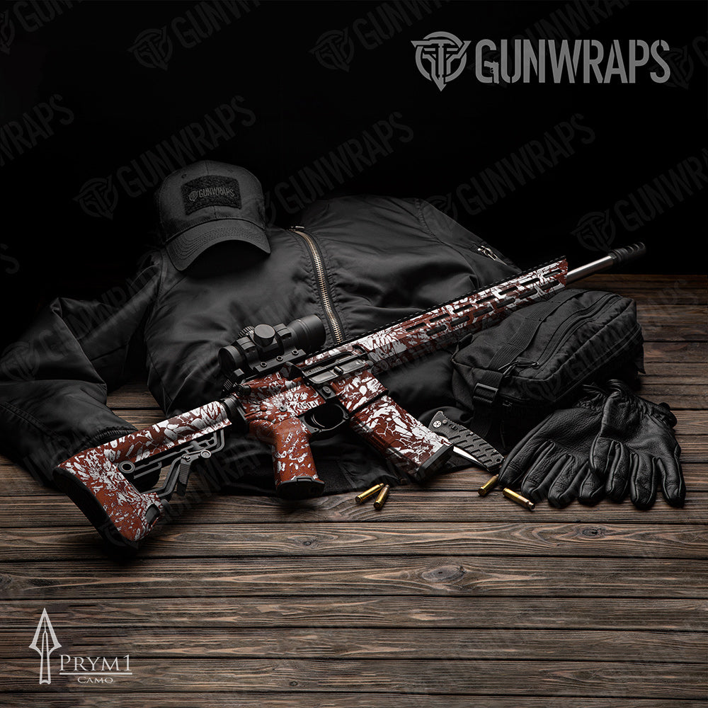 Prym1 Camo Fire and Ice AR-15 Gun Skin Vinyl Wraps