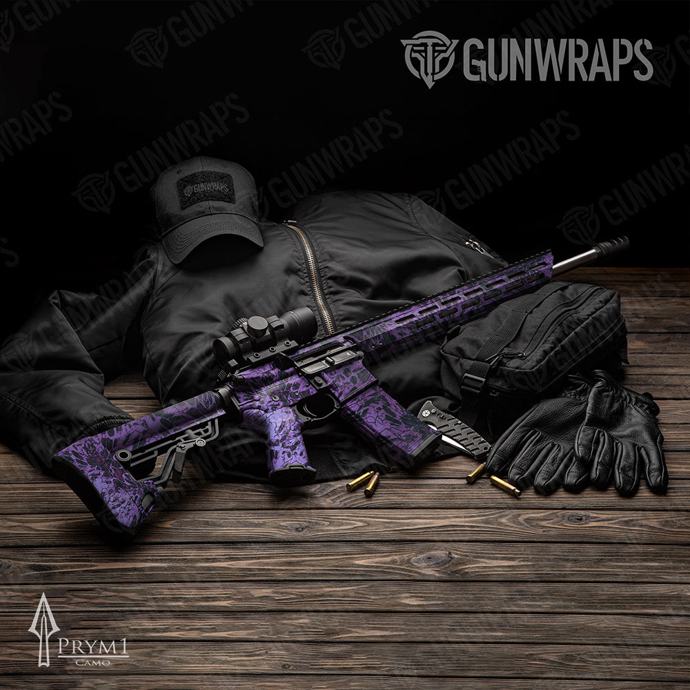 Prym1 Camo Plum AR-15 Gun Skin Vinyl Wraps