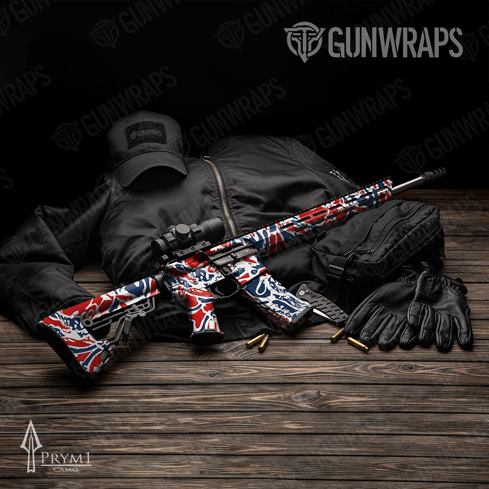 Prym1 OS Patriot AR-15 Gun Skin Vinyl Wraps
