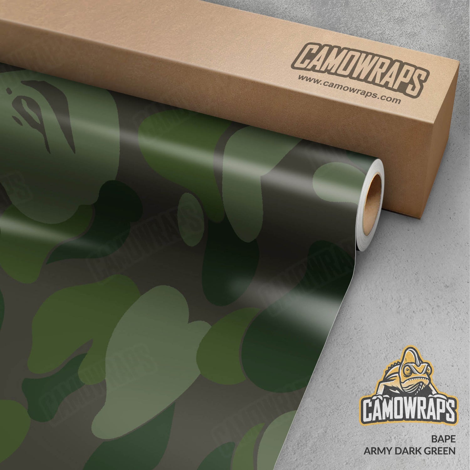 Bape Army Dark Green Gun Skin Vinyl Wrap