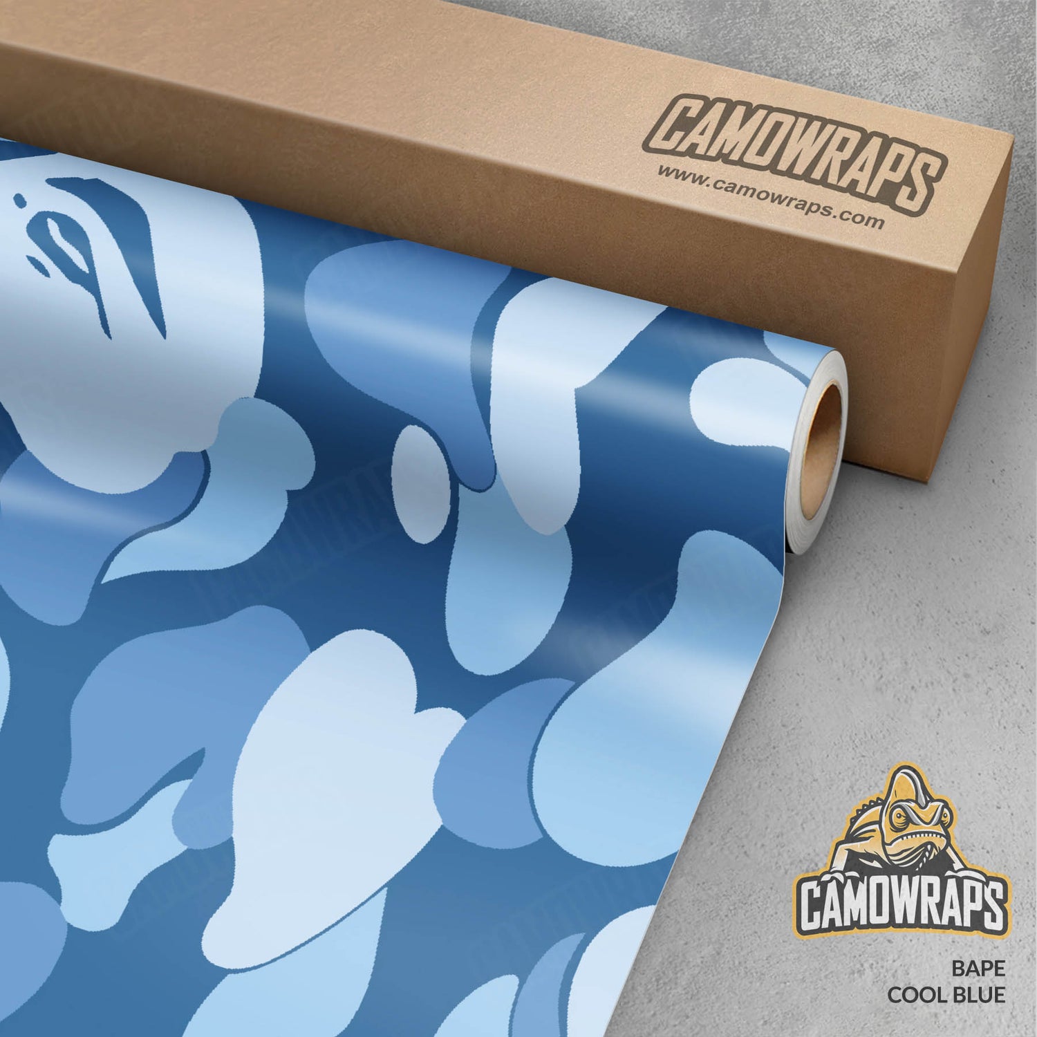 Bape Cool Blue Gun Skin Vinyl Wrap
