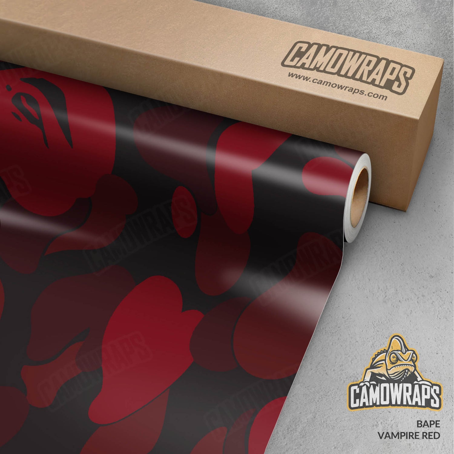 Bape Vampire Red Gun Skin Vinyl Wrap