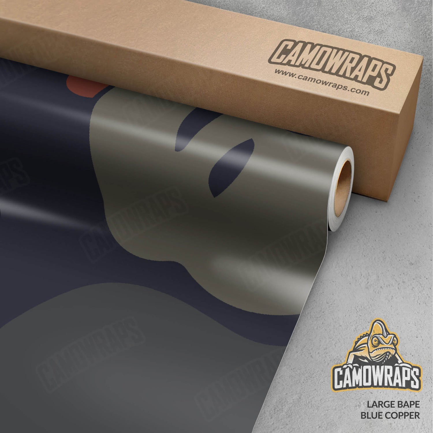 Bape Blue Copper Gun Skin Vinyl Wrap