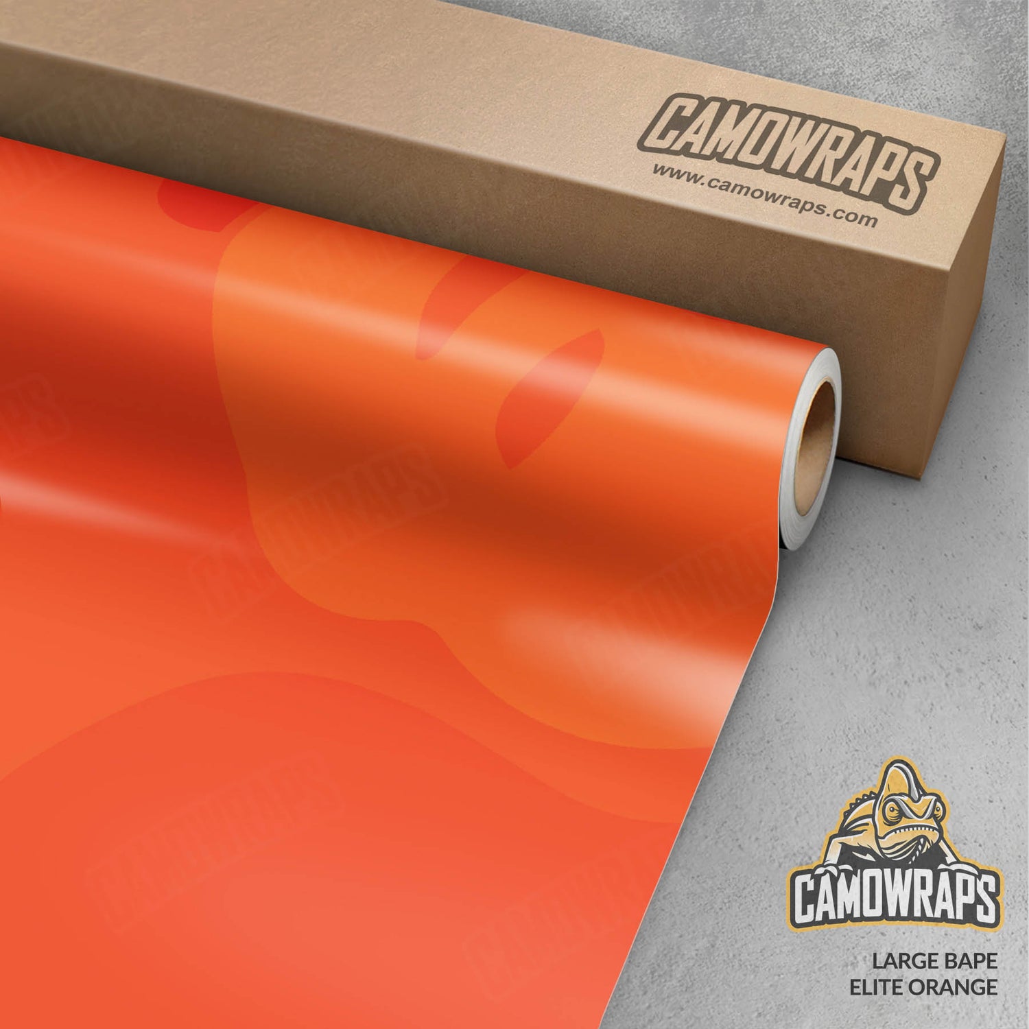 Bape Elite Orange Gun Skin Vinyl Wrap