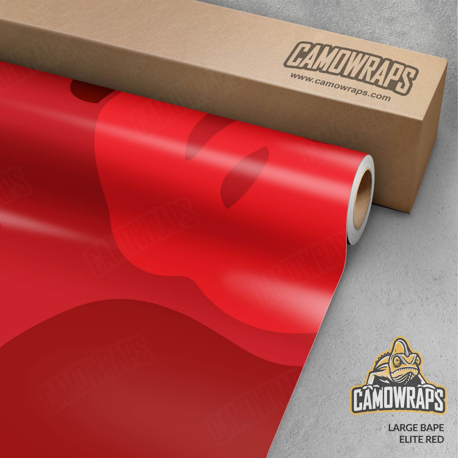 Bape Elite Red Gun Skin Vinyl Wrap