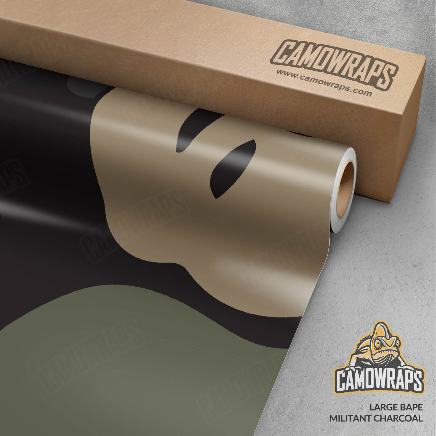 Bape Militant Charcoal Gun Skin Vinyl Wrap