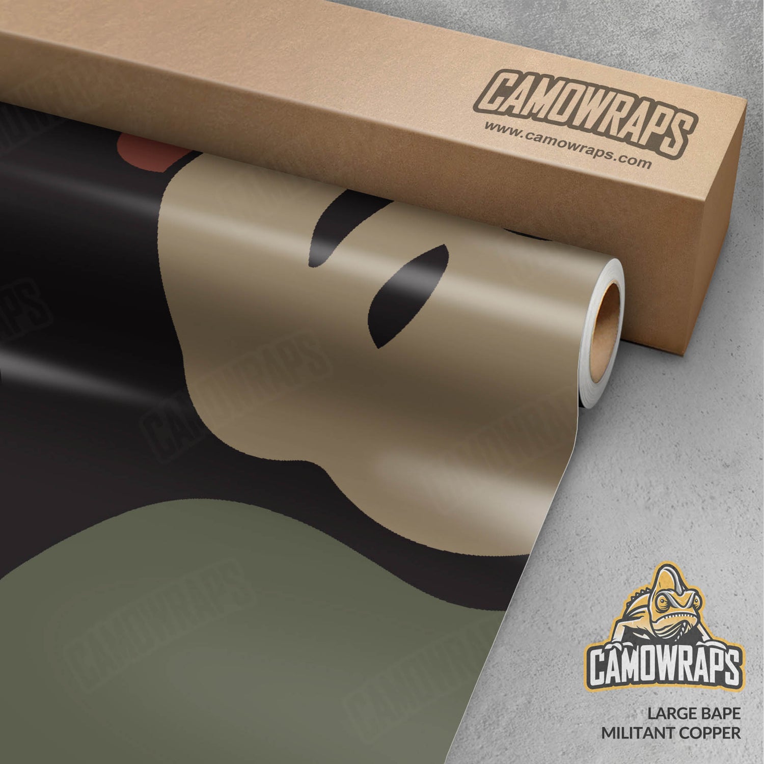 Bape Militant Copper Gun Skin Vinyl Wrap