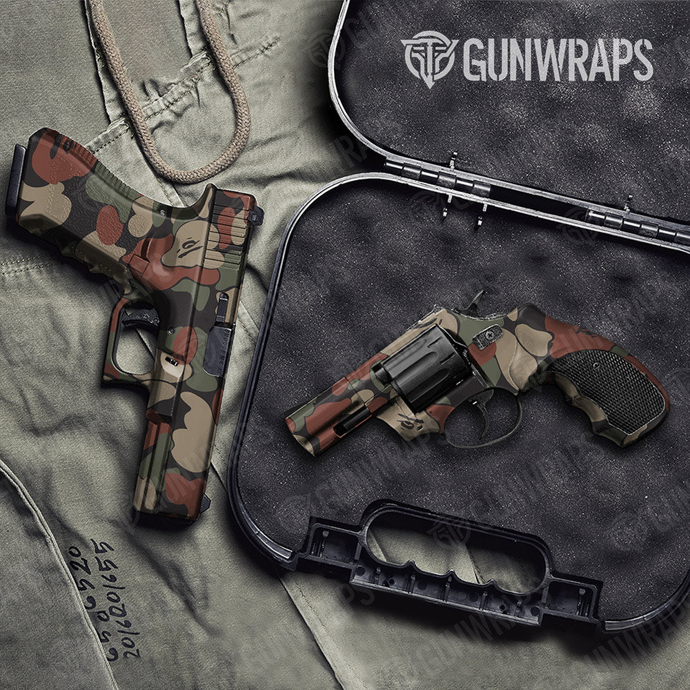 Bape Militant Copper Handgun Gun Skin Vinyl Wraps