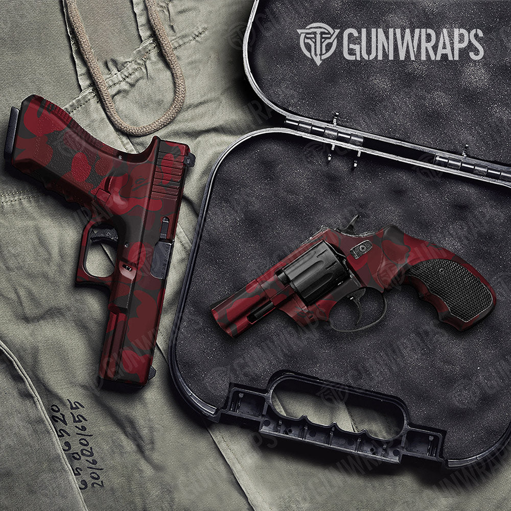 Bape Vampire Red Handgun Gun Skin Vinyl Wraps