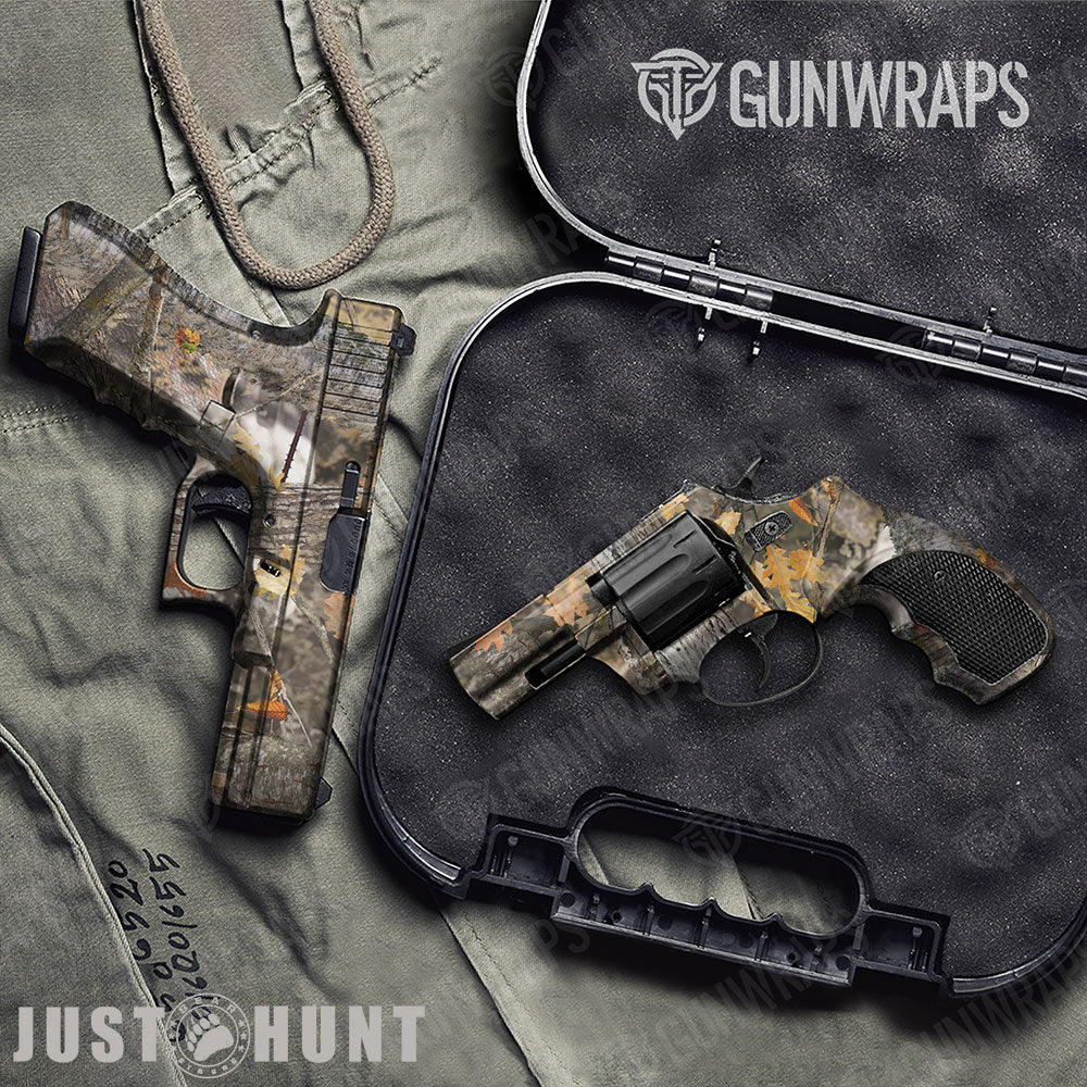 Just Hunt Deceptive Camo Regular Handgun Gun Skin Vinyl Wraps