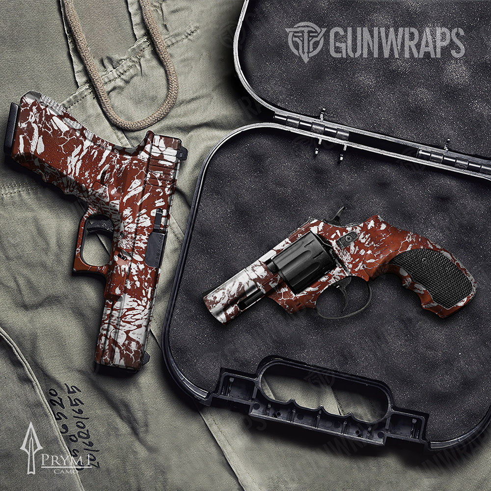 Prym1 Camo Fire and Ice Handgun Gun Skin Vinyl Wraps
