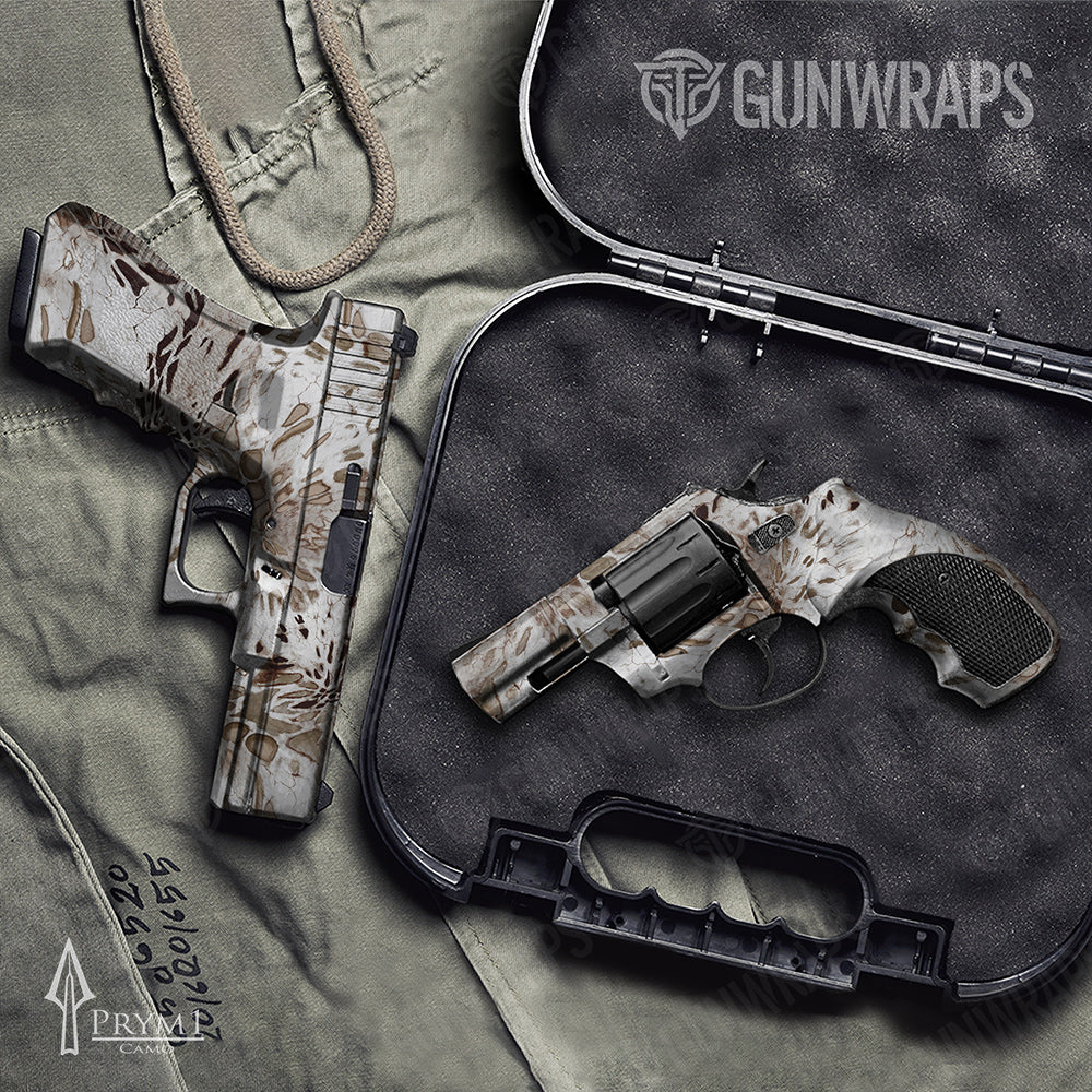 Prym1 Camo White Out Handgun Gun Skin Vinyl Wraps