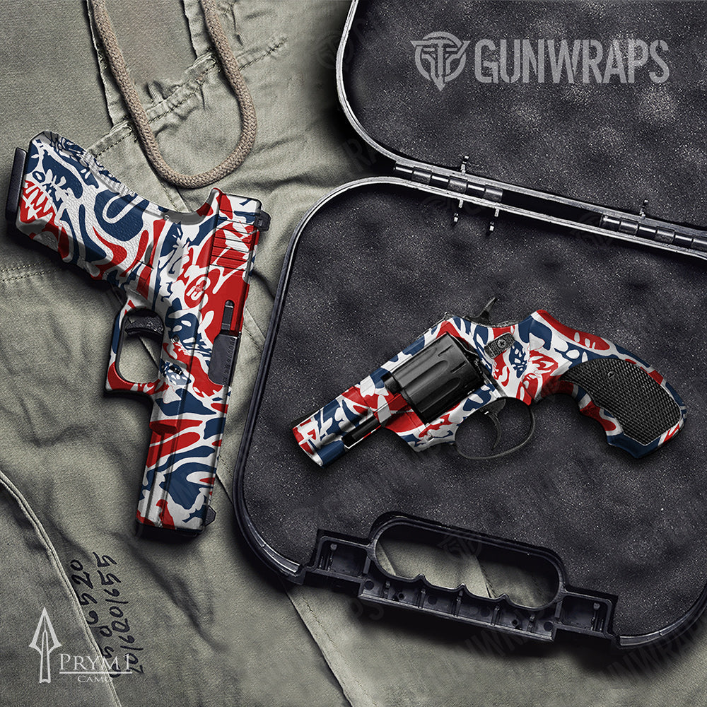 Prym1 OS Patriot Handgun Gun Skin Vinyl Wraps