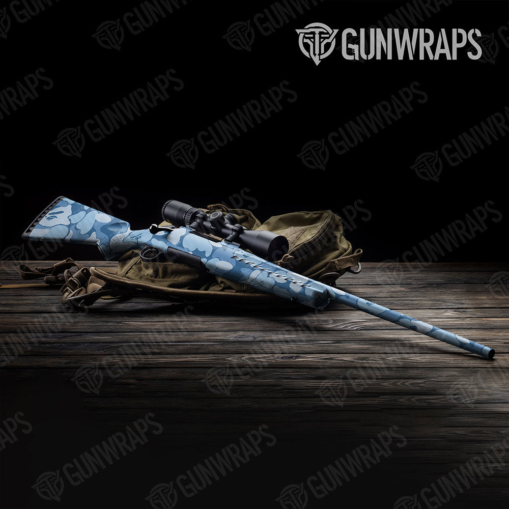 Bape Cool Blue Rifle Gun Skin Vinyl Wraps