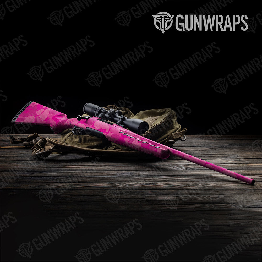 Bape Elite Magenta Rifle Gun Skin Vinyl Wraps
