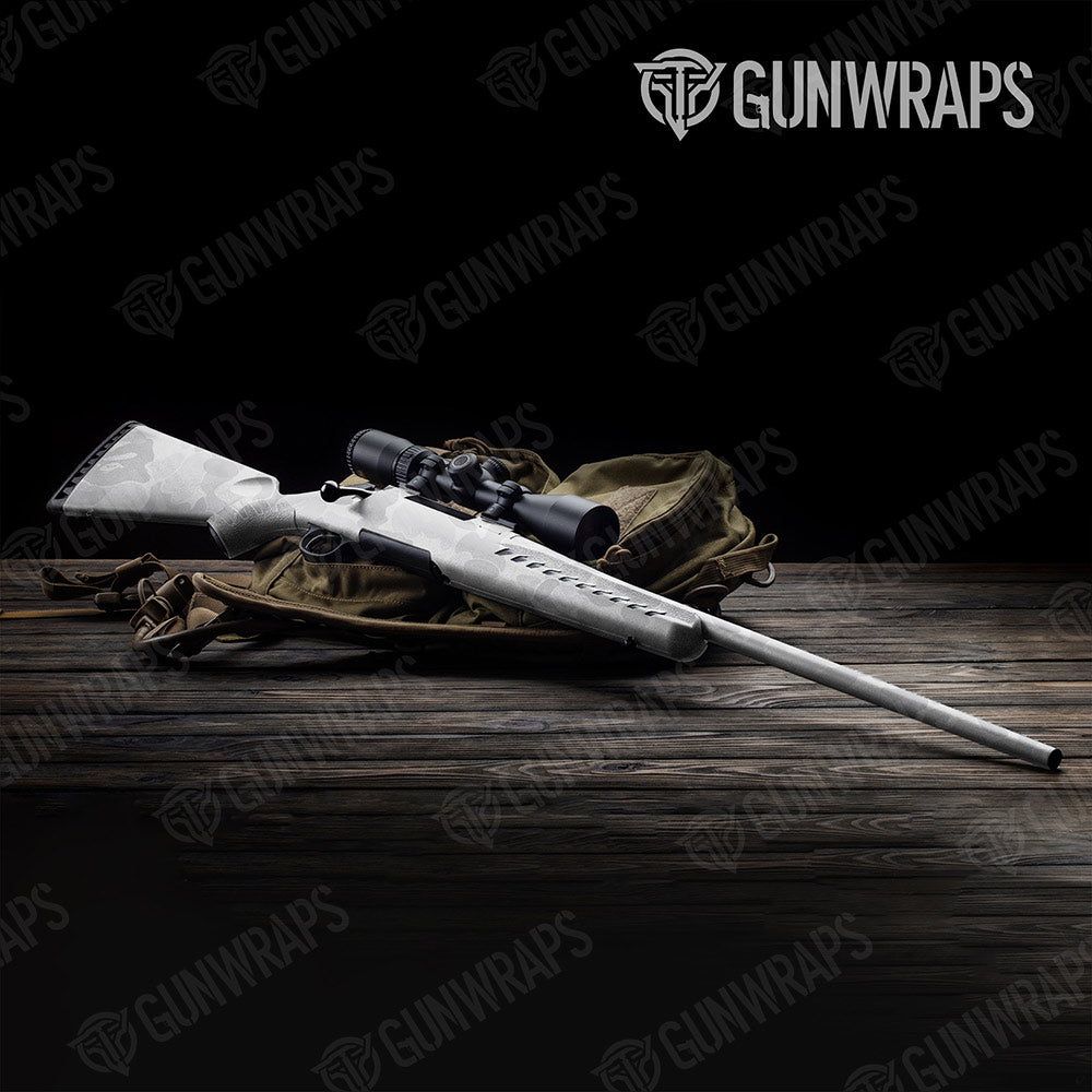 Bape Elite White Rifle Gun Skin Vinyl Wraps