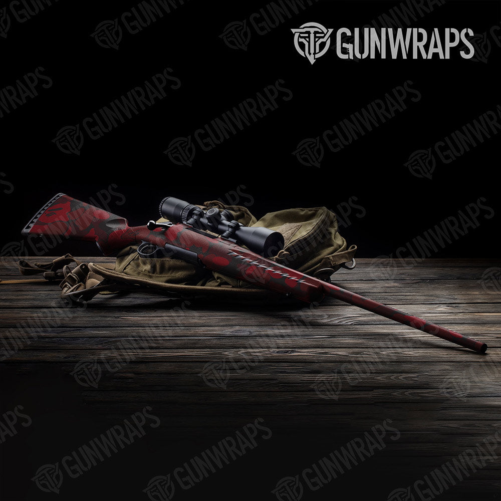 Bape Vampire Red Rifle Gun Skin Vinyl Wraps