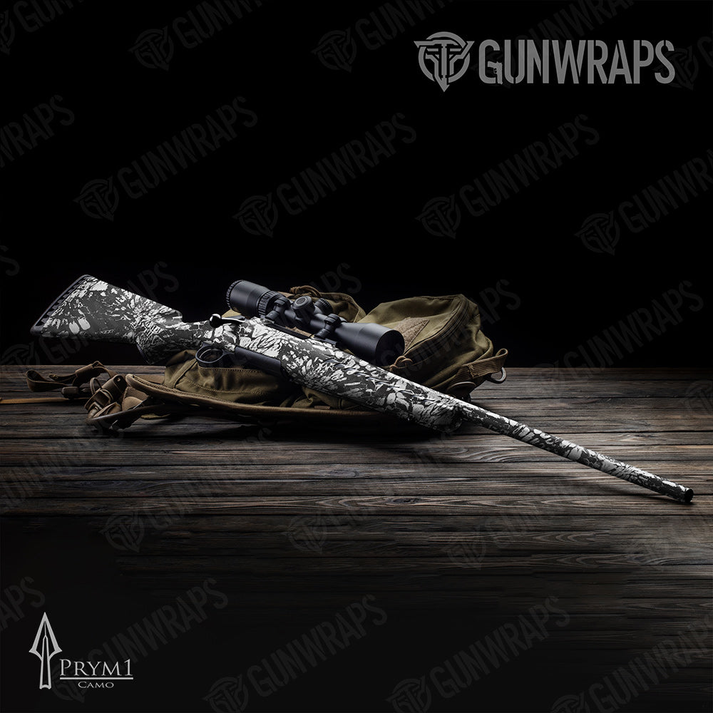 Prym1 Camo Black Ice Rifle Gun Skin Vinyl Wraps