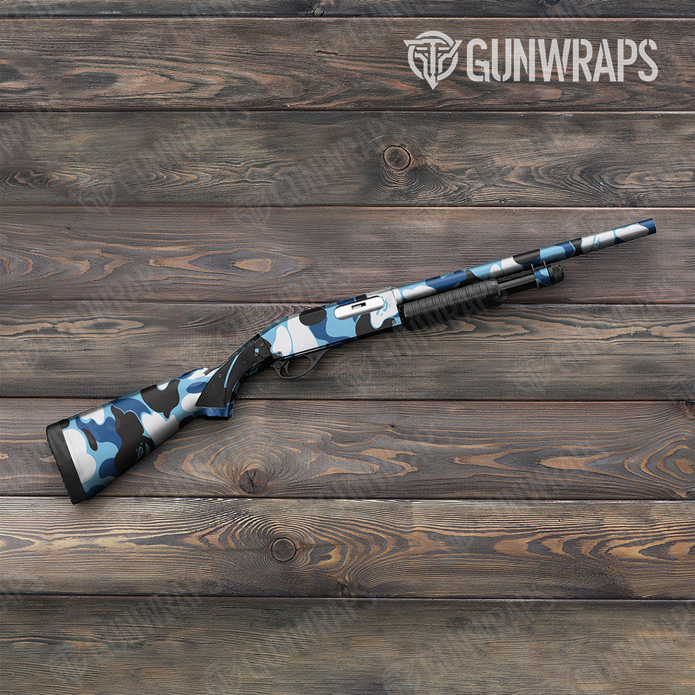 Bape Baby Blue Shotgun Gun Skin Vinyl Wraps