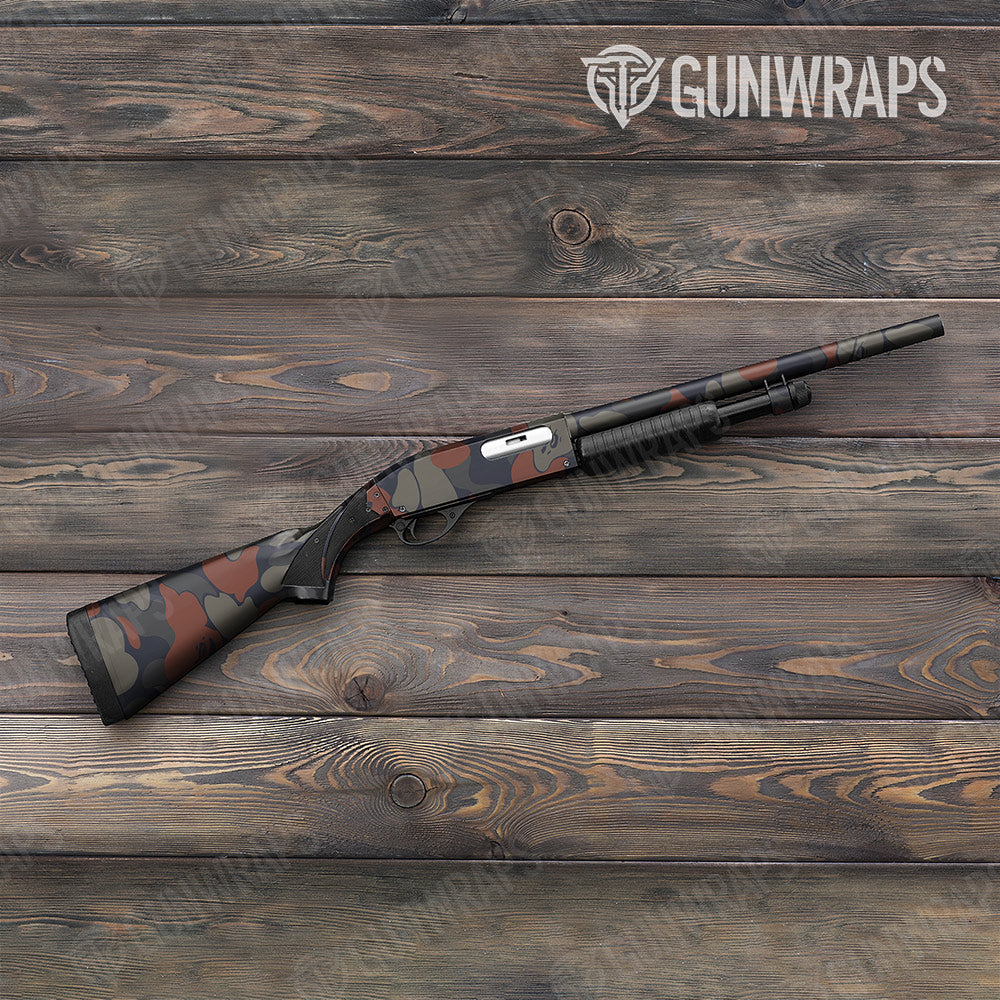 Bape Blue Copper Shotgun Gun Skin Vinyl Wraps