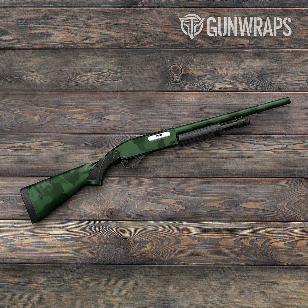 Bape Elite Green Shotgun Gun Skin Vinyl Wraps