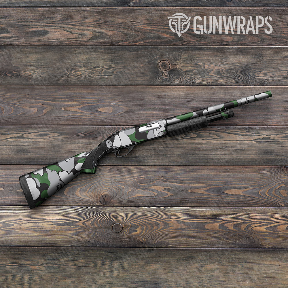 Bape Green Tiger Shotgun Gun Skin Vinyl Wraps