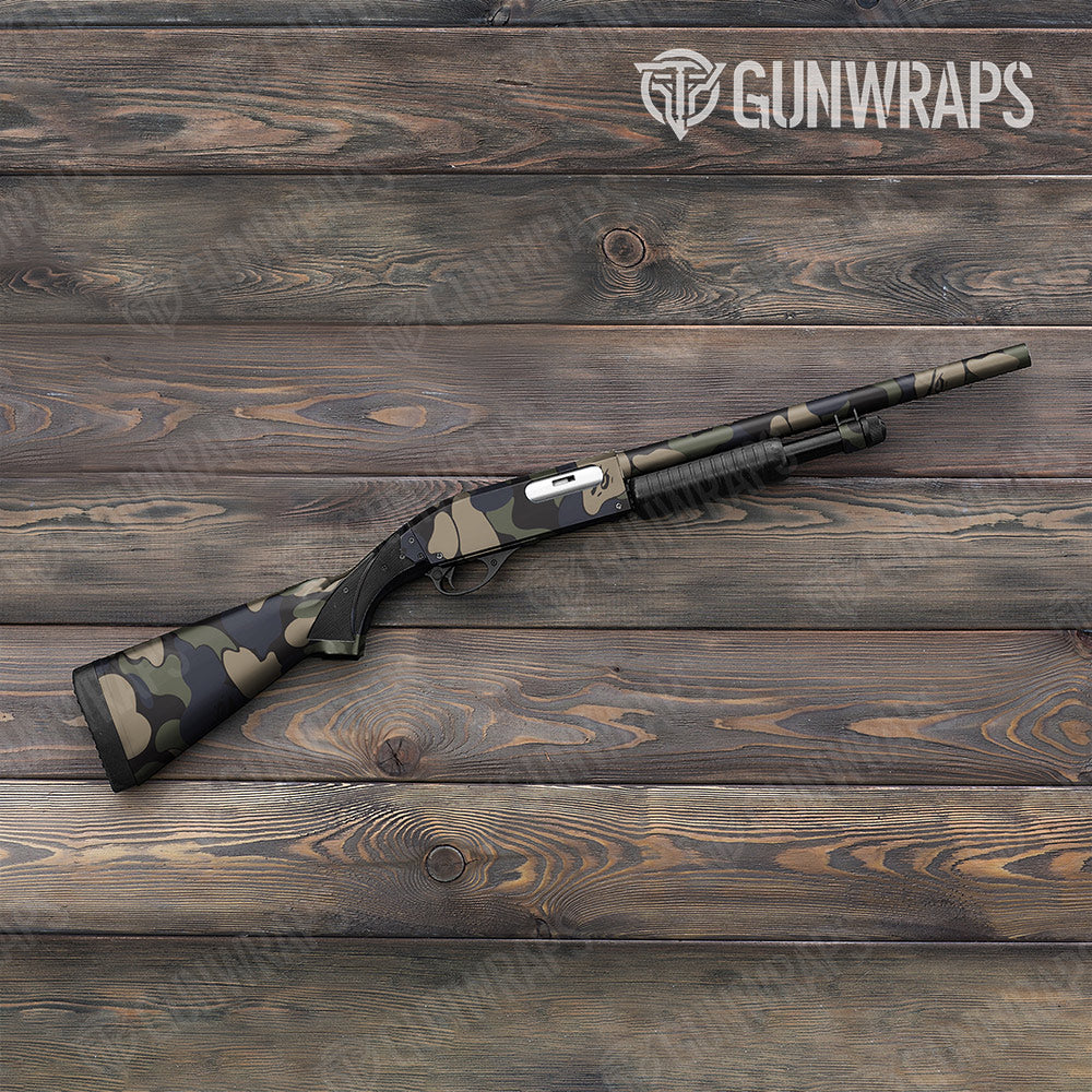 Bape Militant Blue Shotgun Gun Skin Vinyl Wraps