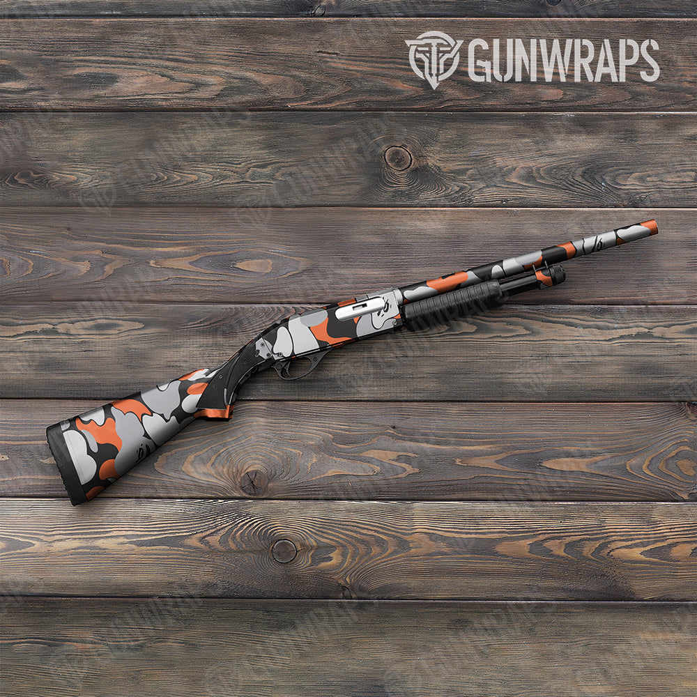 Bape Orange Tiger Shotgun Gun Skin Vinyl Wraps