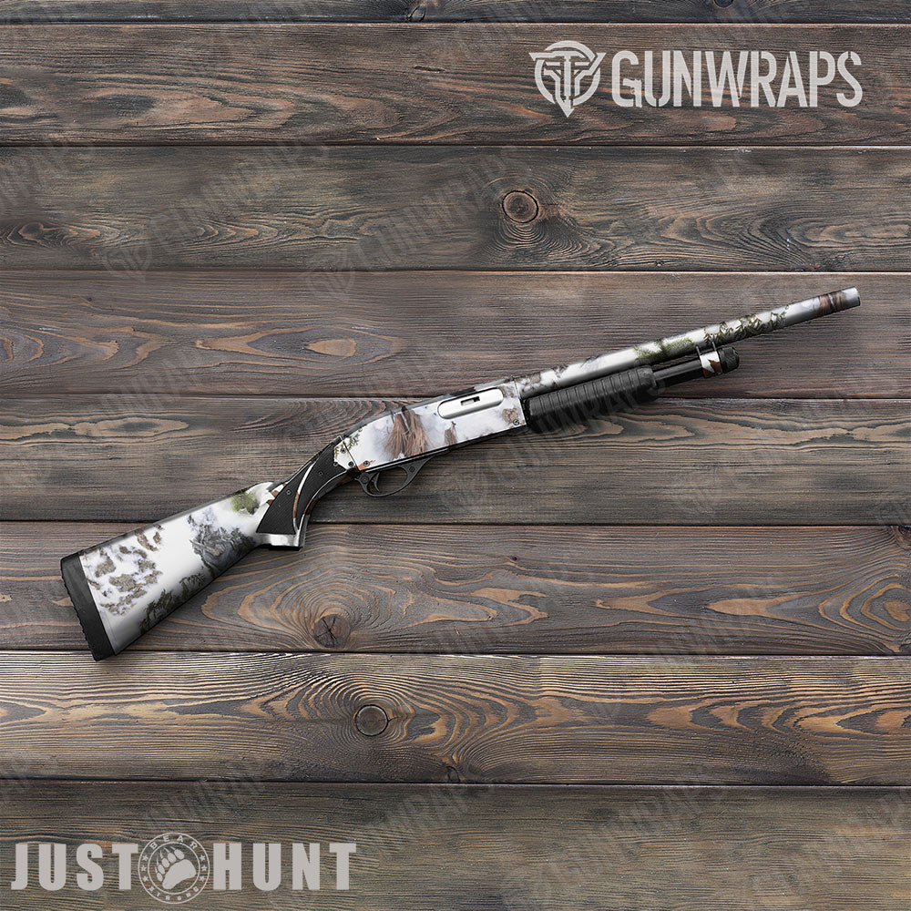 Just Hunt Great White North Shotgun Gun Skin Vinyl Wraps