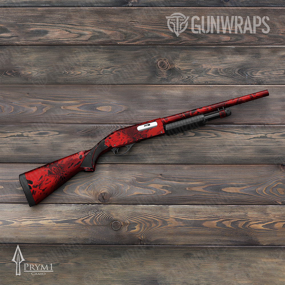 Prym1 Camo Red Shotgun Gun Skin Vinyl Wraps