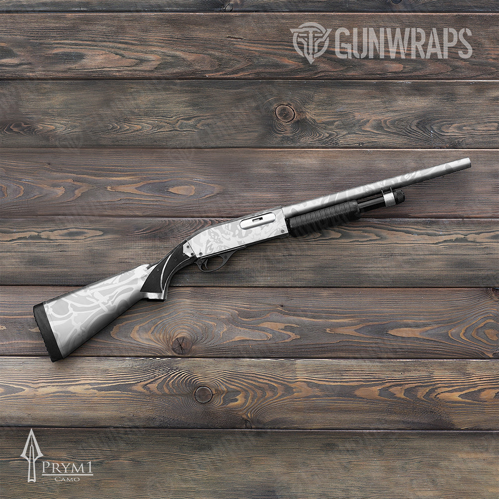 Prym1 OS White Shotgun Gun Skin Vinyl Wraps