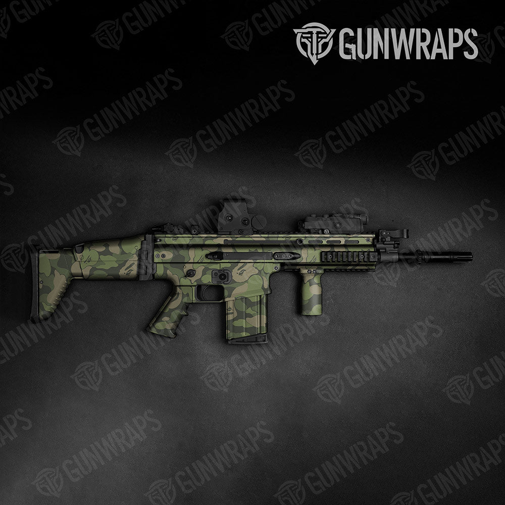 Bape Army Green Tactical Gun Skin Vinyl Wraps