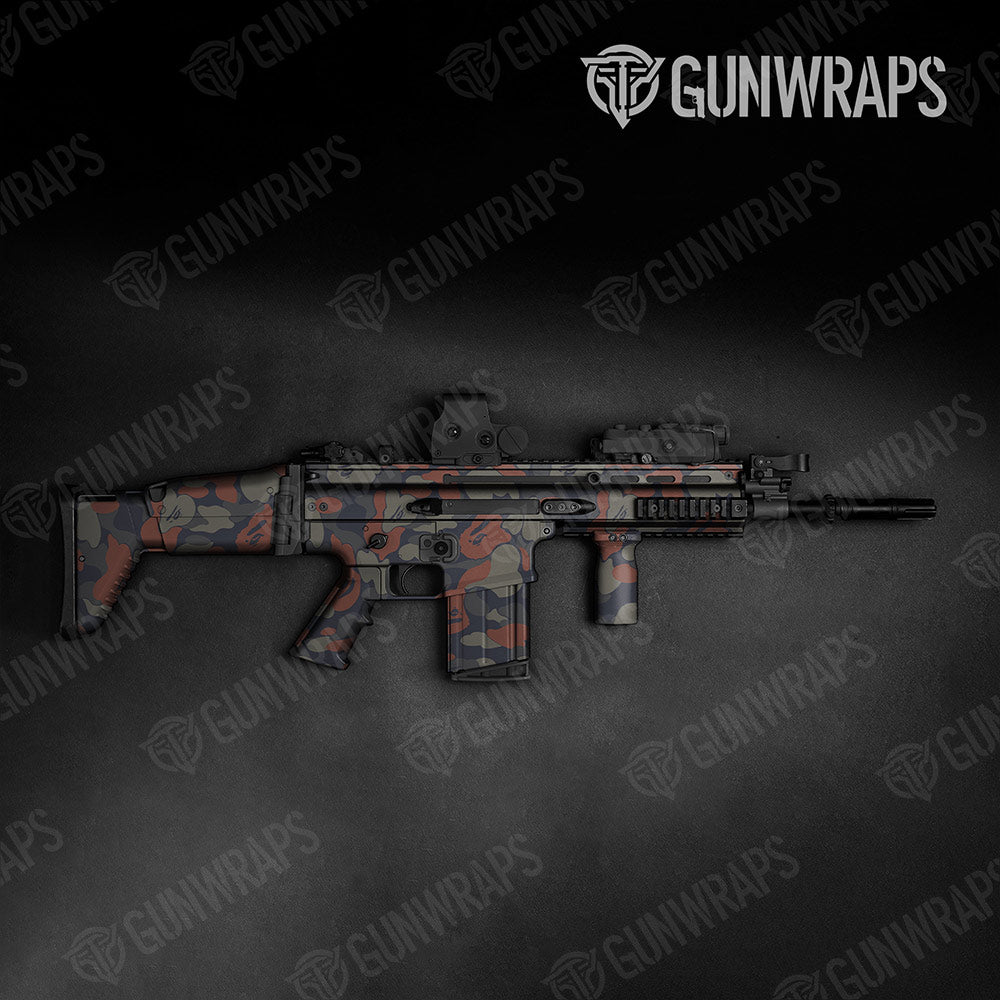 Bape Blue Copper Tactical Gun Skin Vinyl Wraps