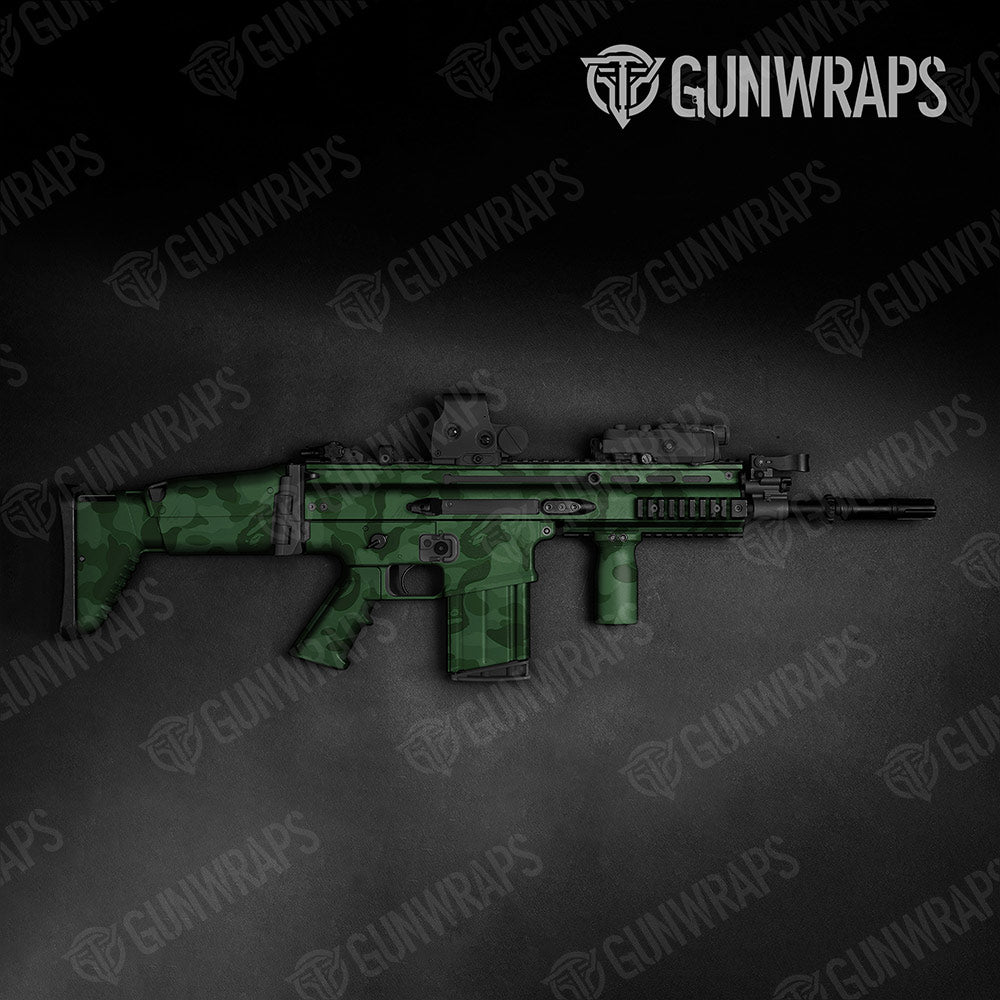 Bape Elite Green Tactical Gun Skin Vinyl Wraps