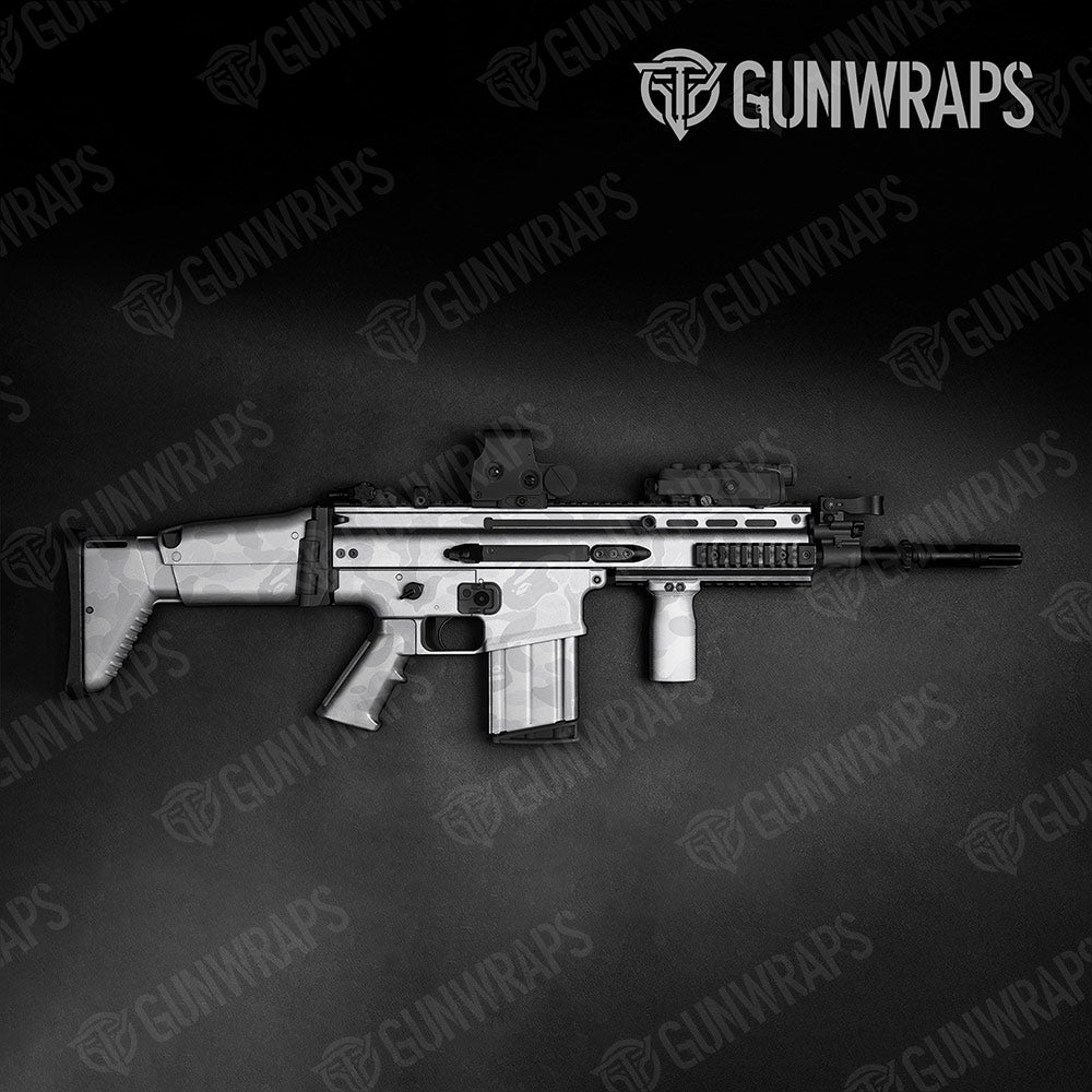 Bape Elite White Tactical Gun Skin Vinyl Wraps