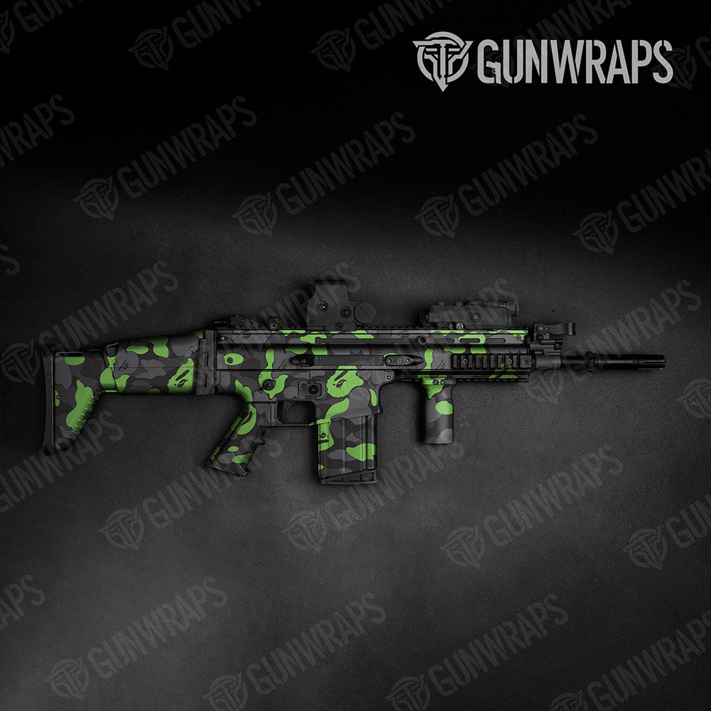 Bape Metro Green Tactical Gun Skin Vinyl Wraps