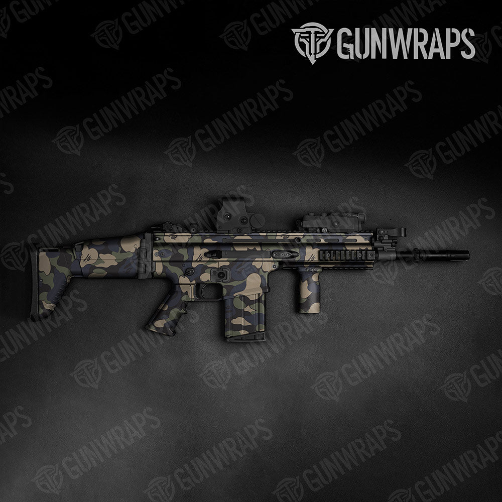 Bape Militant Blue Tactical Gun Skin Vinyl Wraps