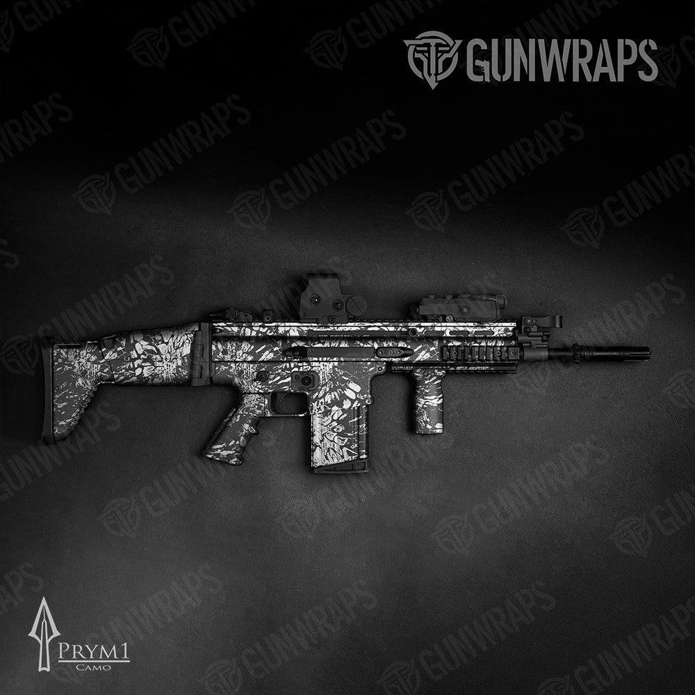 Prym1 Camo Black Ice Tactical Gun Skin Vinyl Wraps