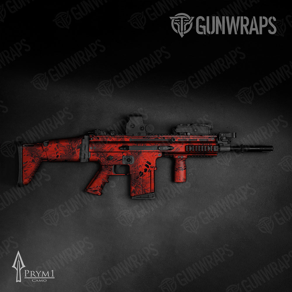 Prym1 Camo Red Hunt Tactical Gun Skin Vinyl Wraps