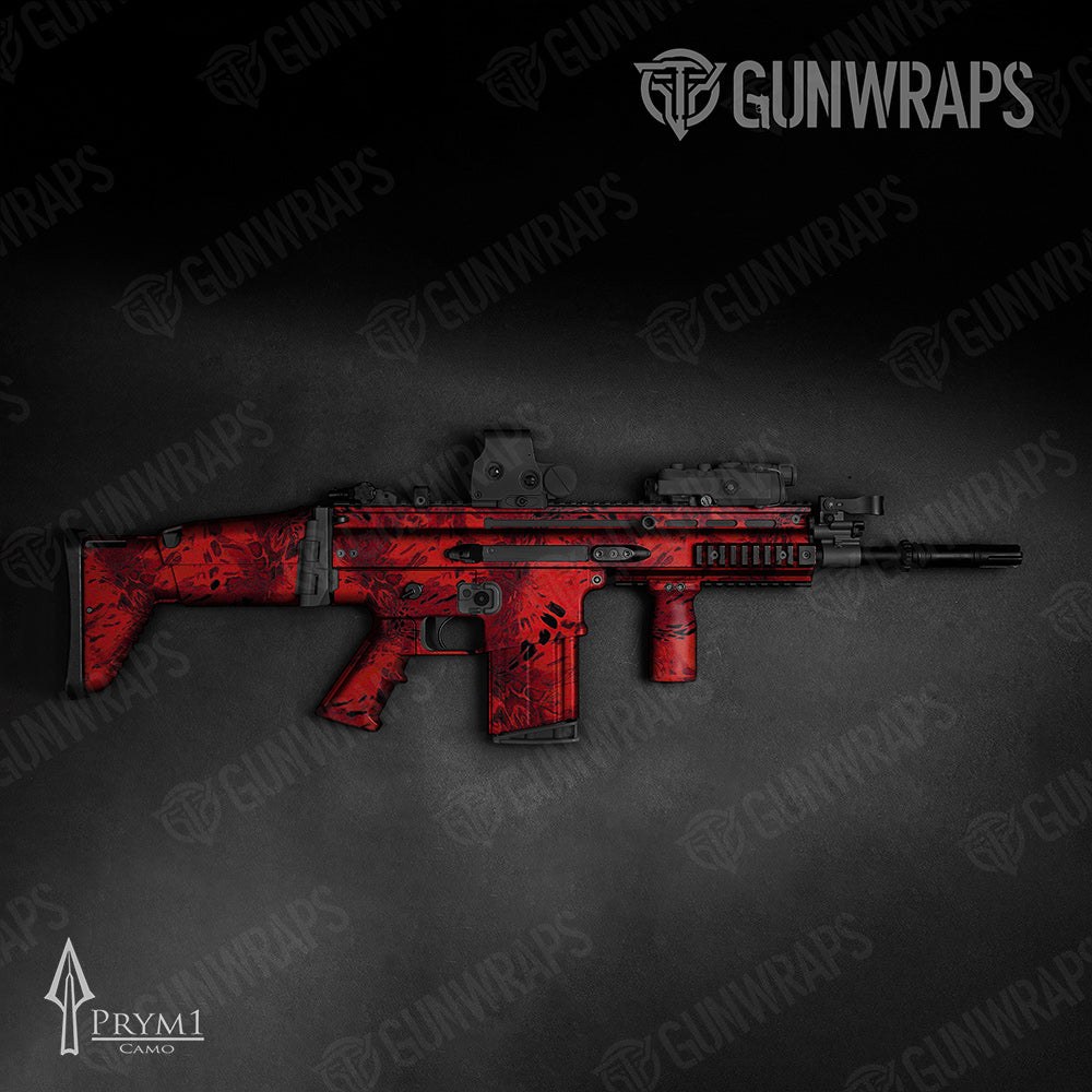 Prym1 Camo Red Tactical Gun Skin Vinyl Wraps