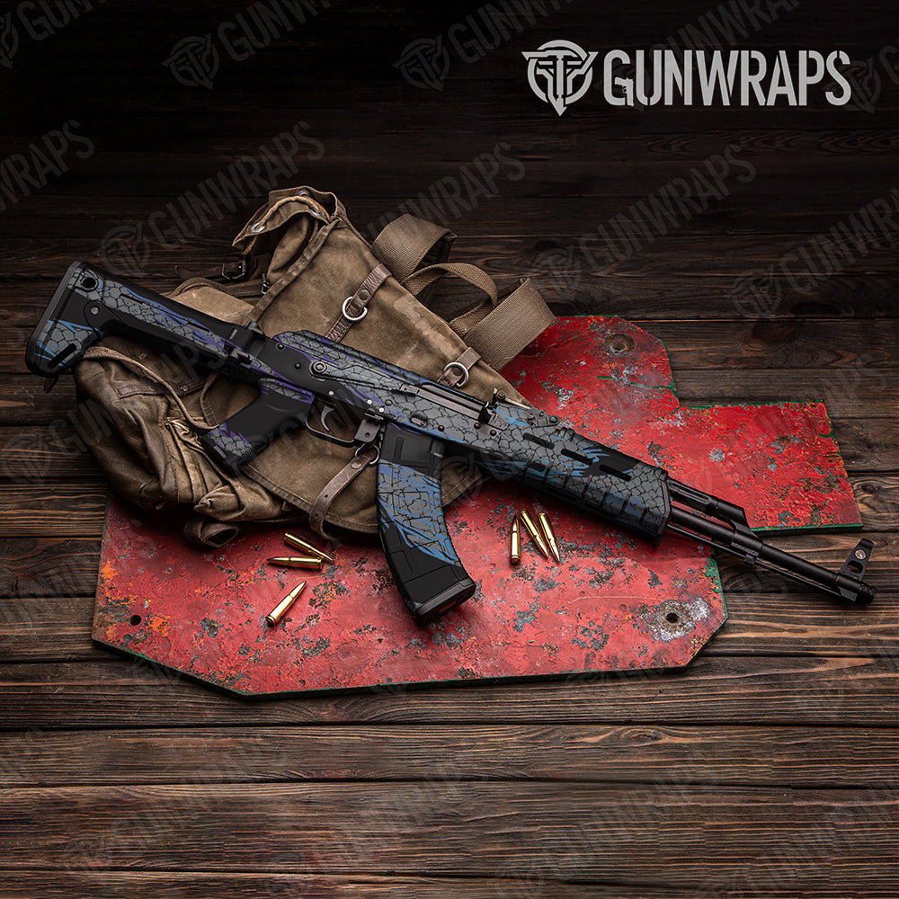 Dragonbreath Ice AK-47 Gun Skin Vinyl Wraps
