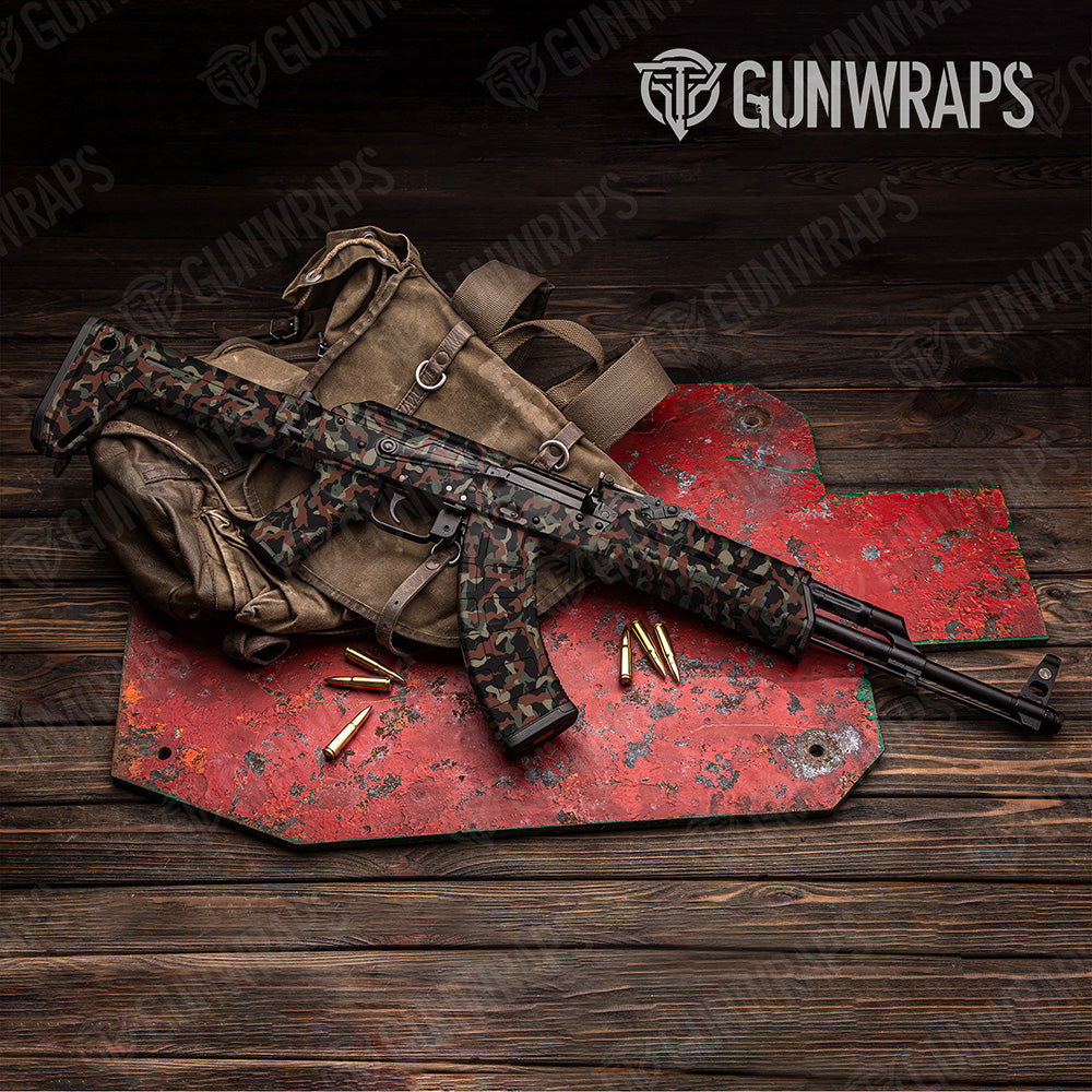 AK-47 Ragged Militant Copper Camo Gun Skin Vinyl Wrap