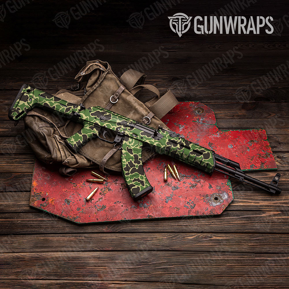 Old School Duck Jungle AK-47 Gun Skin Vinyl Wraps