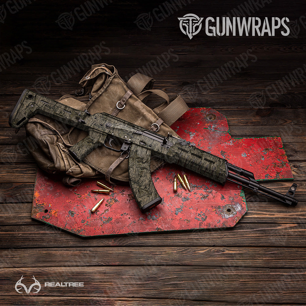 AK-47 Realtree Timber Camo Gun Skin Vinyl Wrap