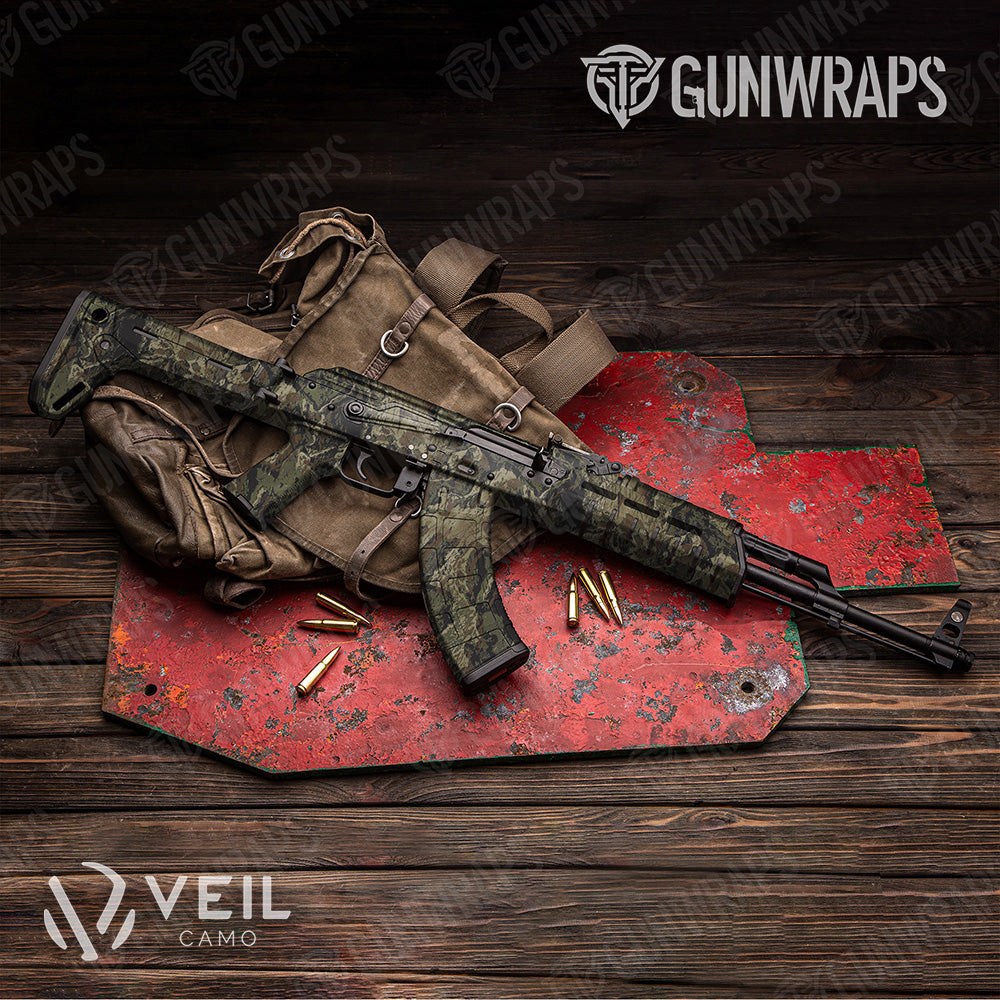 AK 47 Veil Rumba Barren Camo Gun Skin Vinyl Wrap