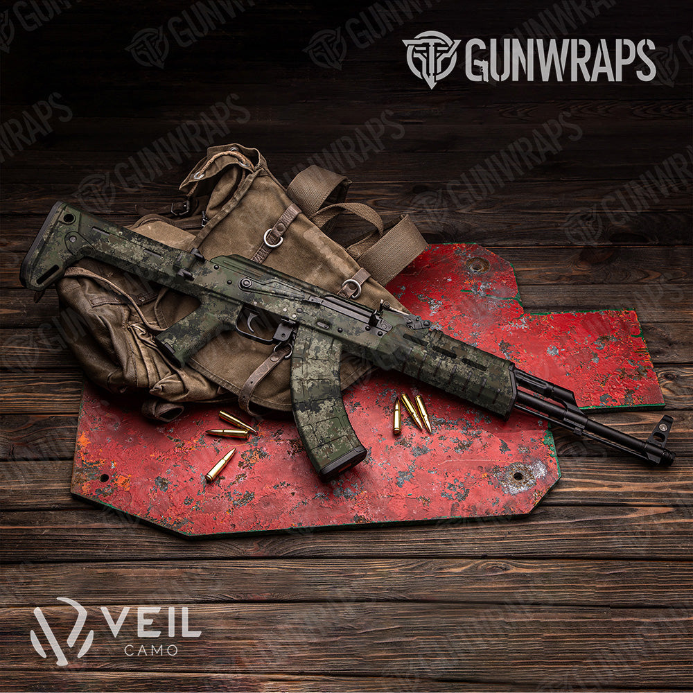 AK 47 Veil Stalker Camo Gun Skin Vinyl Wrap