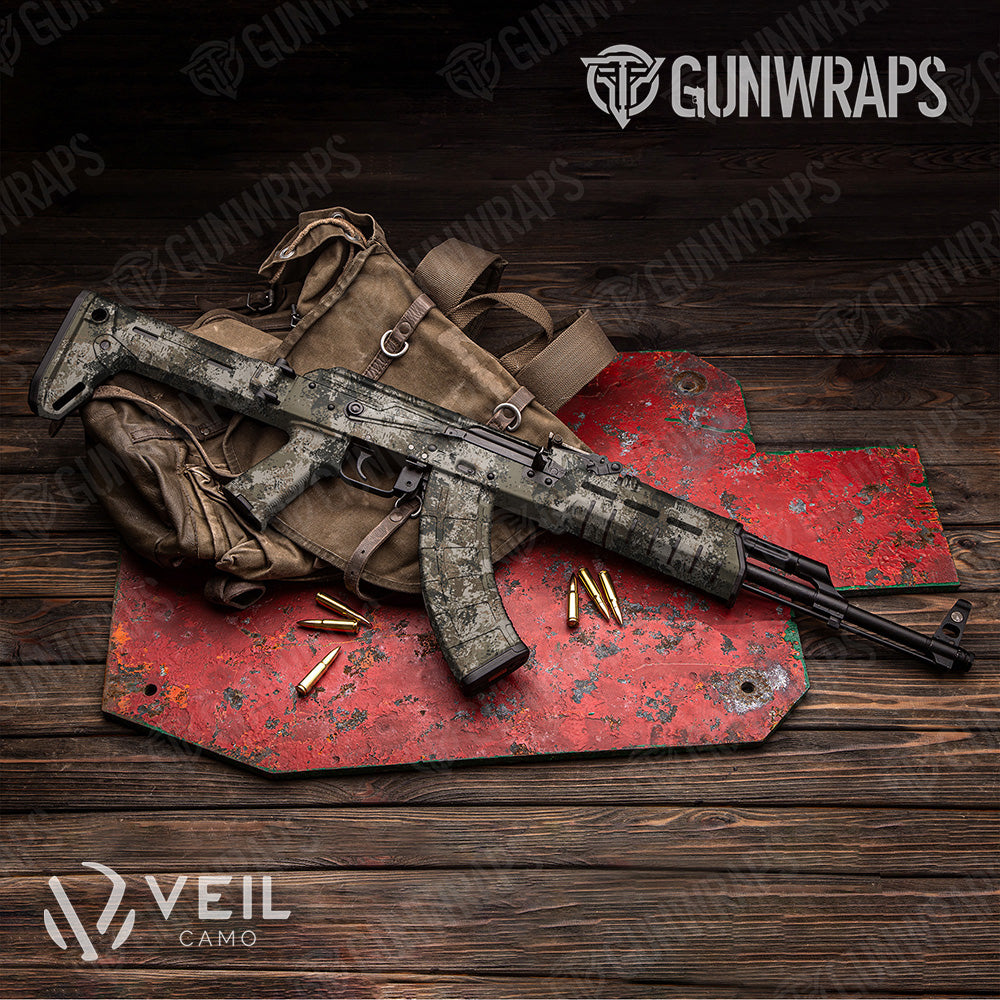 AK 47 Veil Volicam Camo Gun Skin Vinyl Wrap